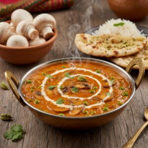 Mushroom Mutter Masala