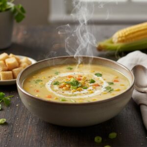 Sweet corn soup